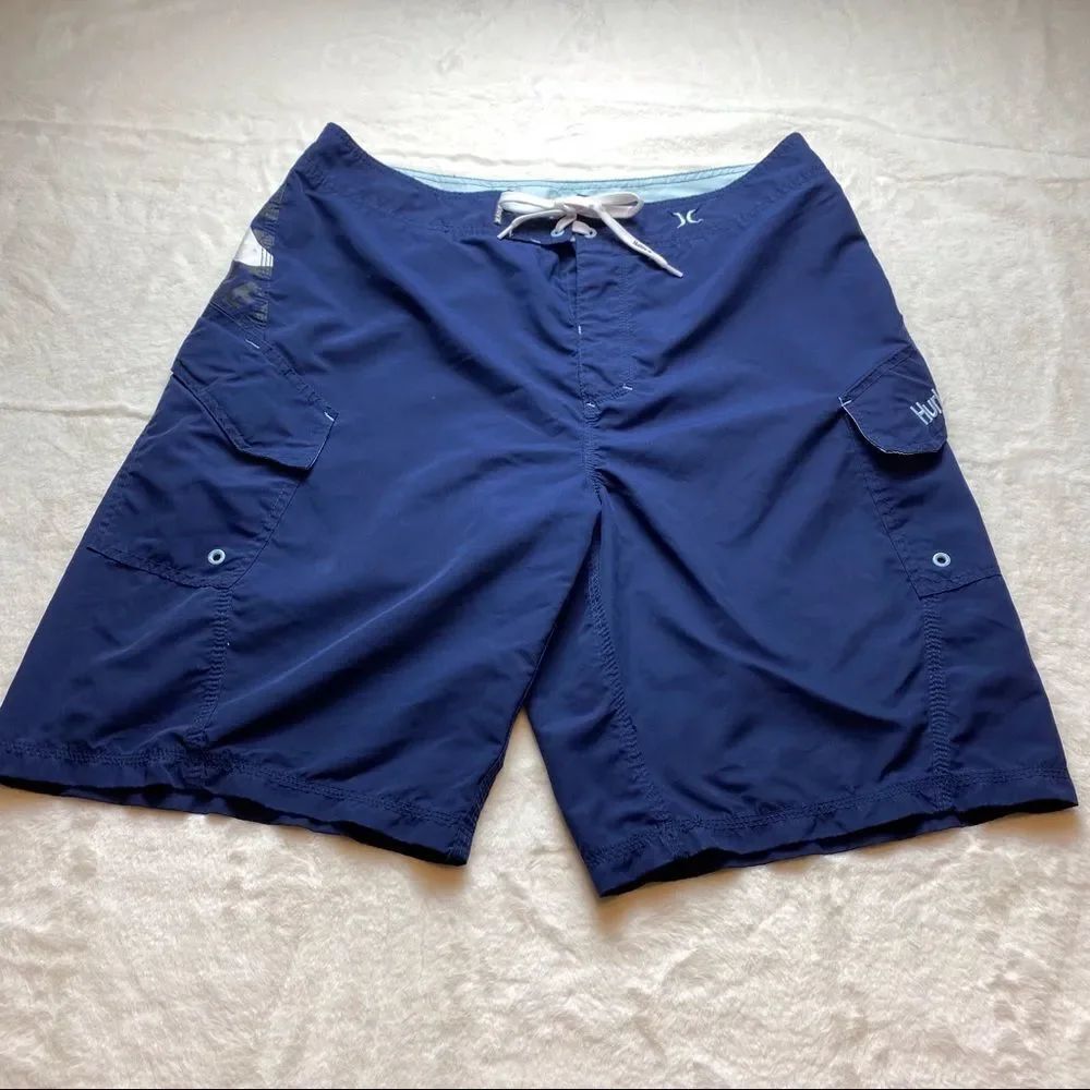Hurley Blue Board Shorts Size 34